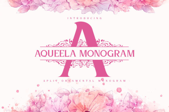 Aqueela Monogram: A Typeface for Quiet Editorial Moments
