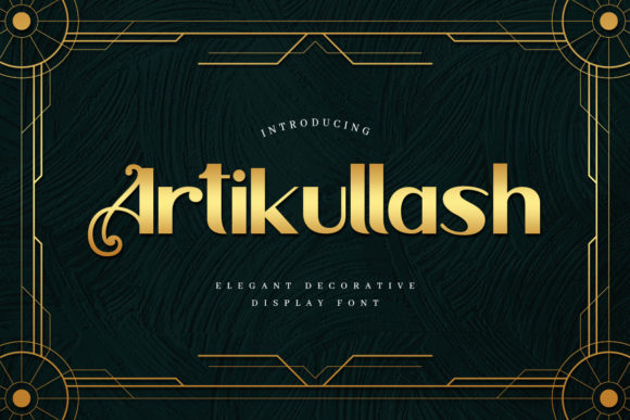 Artikullash: Elevate Your Editorial Design with This Bold Font