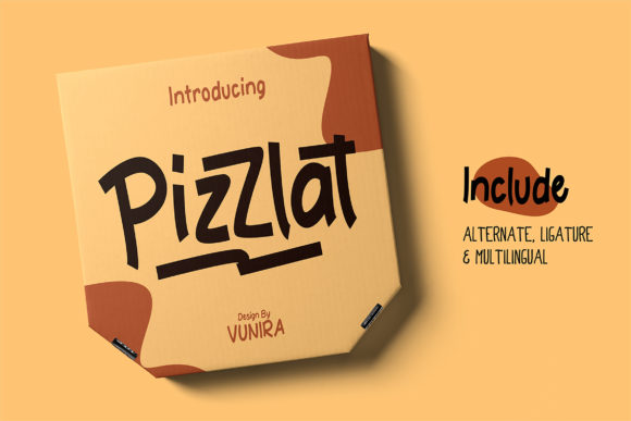 Bring Your Creations to Life with Pizzlat Font