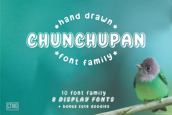 Chunchupan: A Friendly Display Font for Your Brand