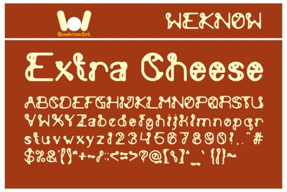 Extra Cheese: The Premium Display Font for Standout Campaigns