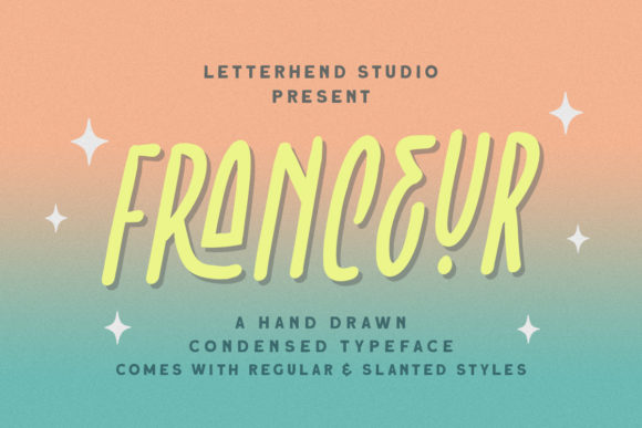 Franceur: A Simple Display Font for Standout Brands
