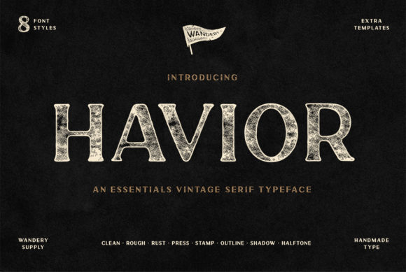 Introducing Havior: A Display Font for Crafters and Creators