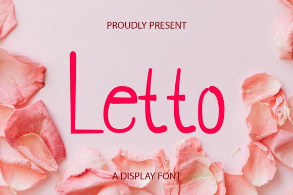 Letto: The Friendly Display Font for Campaign Creators