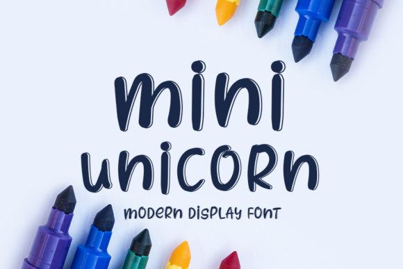 Mini Unicorn: The Friendly Craft Font You'll Want to Use Everywhere
