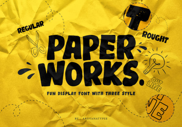 Paper Works: The Display Font That Energizes Your Campaigns