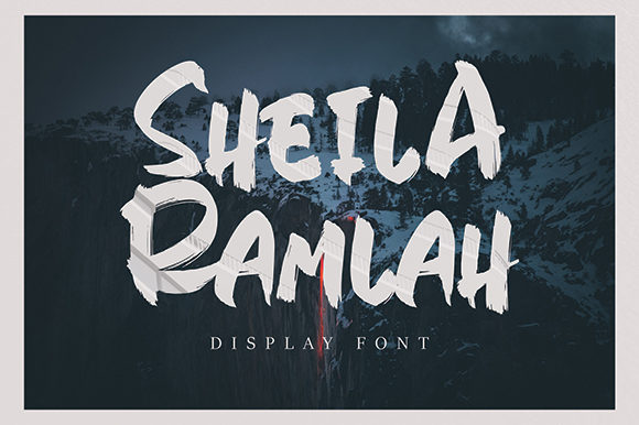 Sheila Ramlah: A Bold and Chunky Display Font for Creative Projects