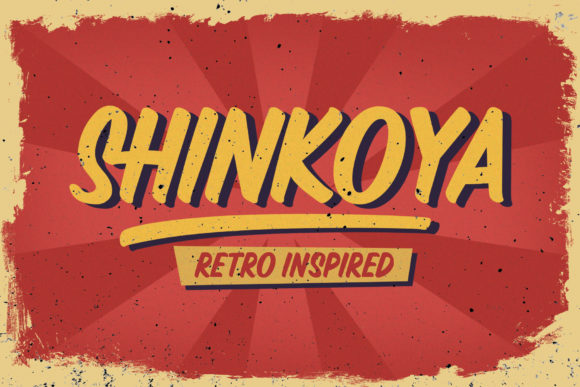 Shinkoya: A Display Font Built for Digital Branding
