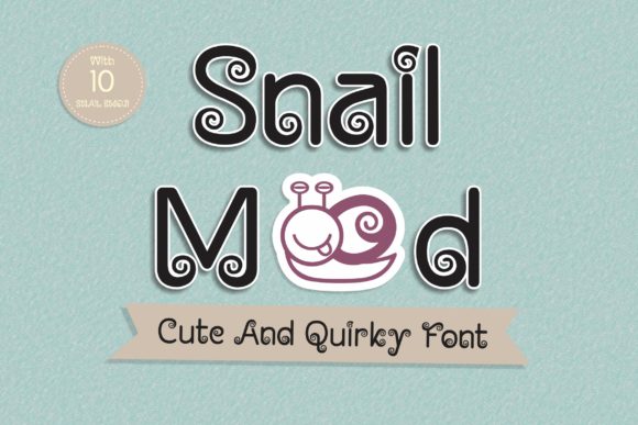 Snail Mood: A Joyful Font for Your Brand's Visual Identity