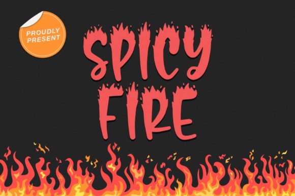 Spicy Fire: The Bold Display Font for Eye-Catching Campaigns