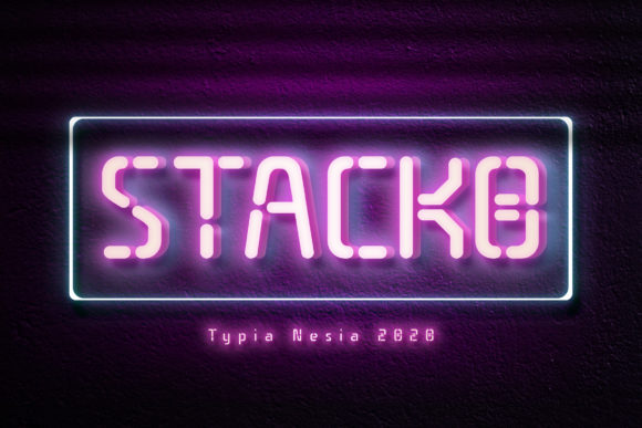 Stacko: A Modern Display Font for Digital Expression