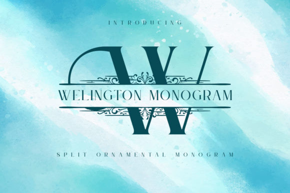 Welington Monogram: A Display Font for Campaigns That Stand Out